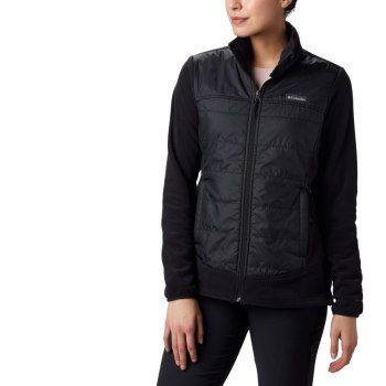 Columbia Jas Dames, Basin Butte Fleece Full Zip Zwart, 64OENRIYB